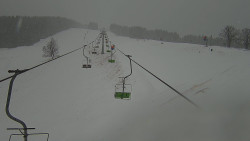 Lanovka - pohled nahoru