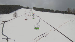 Lanovka - pohled nahoru