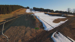 Lanovka - pohled nahoru