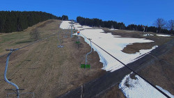 Lanovka - pohled nahoru