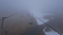 Lanovka - pohled nahoru