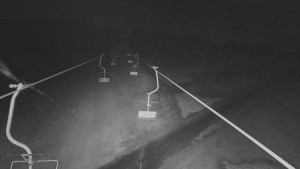 Snow park Paprsek - Lanovka - pohled nahoru - 5.4.2026 v 23:00