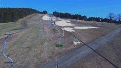 Lanovka - pohled nahoru