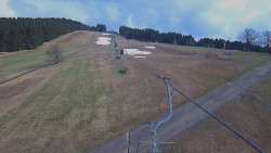 Lanovka - pohled nahoru