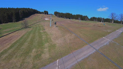 Lanovka - pohled nahoru