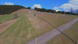 Lanovka - pohled nahoru