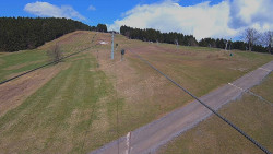 Lanovka - pohled nahoru