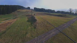 Lanovka - pohled nahoru