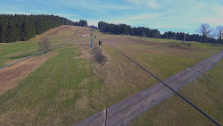 Lanovka - pohled nahoru