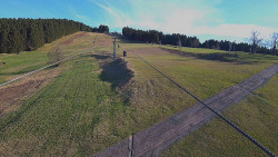 Lanovka - pohled nahoru