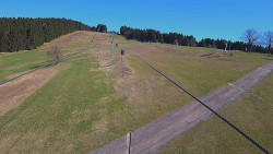 Lanovka - pohled nahoru