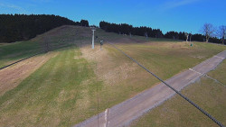 Lanovka - pohled nahoru