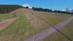 Lanovka - pohled nahoru