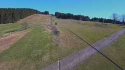 Lanovka - pohled nahoru