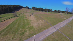 Lanovka - pohled nahoru