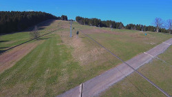 Lanovka - pohled nahoru