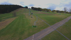 Lanovka - pohled nahoru