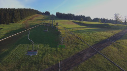 Lanovka - pohled nahoru