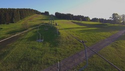 Lanovka - pohled nahoru