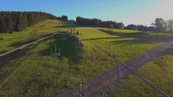 Lanovka - pohled nahoru
