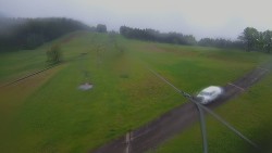 Lanovka - pohled nahoru