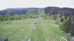 Lanovka - pohled dolů