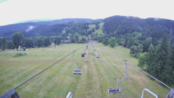 Lanovka - pohled dolů