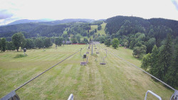 Lanovka - pohled dolů