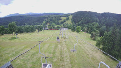 Lanovka - pohled dolů