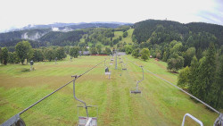 Lanovka - pohled dolů