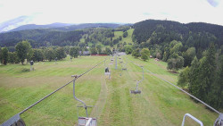 Lanovka - pohled dolů