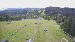 Lanovka - pohled dolů