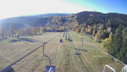 Lanovka - pohled dolů