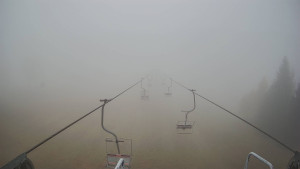 Snow park Paprsek - Lanovka - pohled dolů - 23.10.2025 v 08:01