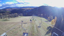 Lanovka - pohled dolů