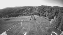 Lanovka - pohled dolů