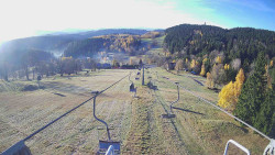 Lanovka - pohled dolů