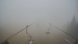 Lanovka - pohled dolů