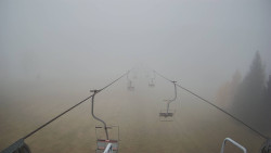 Lanovka - pohled dolů