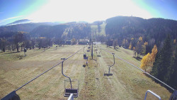 Lanovka - pohled dolů