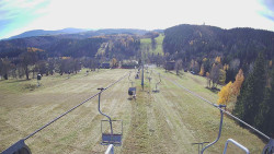 Lanovka - pohled dolů