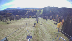 Lanovka - pohled dolů