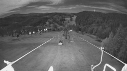 Lanovka - pohled dolů