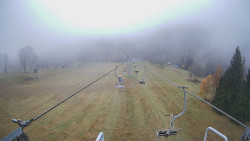 Lanovka - pohled dolů