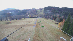 Lanovka - pohled dolů