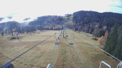 Lanovka - pohled dolů