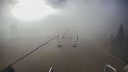 Lanovka - pohled dolů