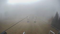 Lanovka - pohled dolů