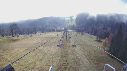 Lanovka - pohled dolů