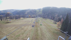 Lanovka - pohled dolů